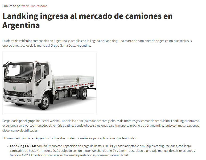 Noticia Landking