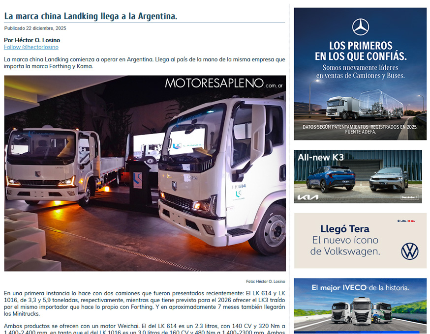 Noticia Landking